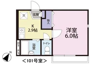 メゾンA【1階】の間取り