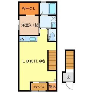 Ace’s【2階】の間取り