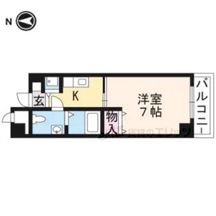 サンピラー茨木byK&I【5階】の間取り