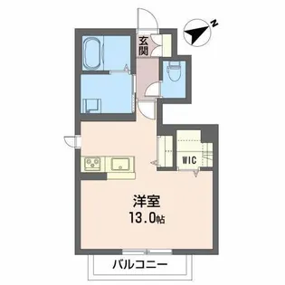ヴェラール【1階】の間取り