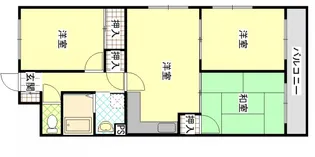 ヒルサイド比治山【3階】の間取り
