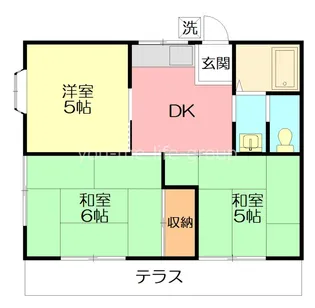シャトレープルミエC【2階】の間取り