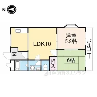 エスポワール神宮【1階】の間取り