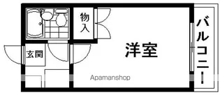 ロイヤルコーポ北中島【2階】の間取り