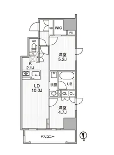 シーズンフラッツ新御徒町【5階】の間取り