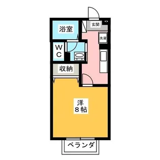 CREST【1階】の間取り