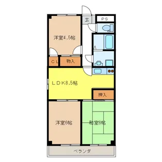 エスペランサ【1階】の間取り