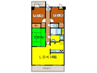スプラウトエナミ【5階】の間取り