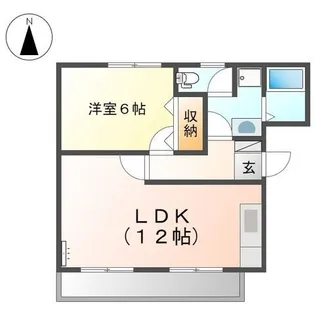 プチ・ボヌール【2階】の間取り