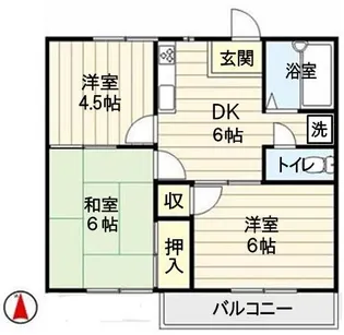 ソニアコーポ【2階】の間取り
