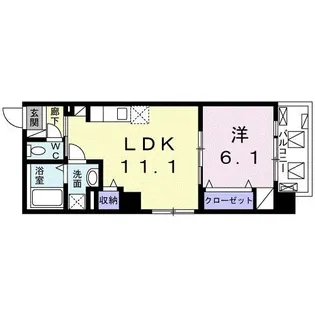 ペニー レイン【5階】の間取り