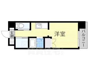 マンスフィールド桃谷【2階】の間取り