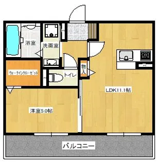 パークヴィラ合志V【1階】の間取り