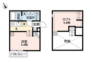 グレイスピア【1階】の間取り