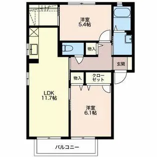 グランコート A【2階】の間取り