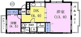 West NY【2階】の間取り