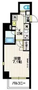 ナビウス新宿七丁目【2階】の間取り