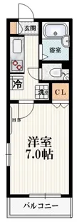 クレドールシマダ【2階】の間取り