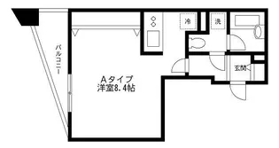 アヴァンセ戸越【4階】の間取り