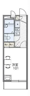 レオパレス千年の時【2階】の間取り