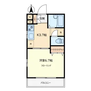 サニーサイド学芸大学【1階】の間取り