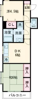 パークヒル西新井【1階】の間取り