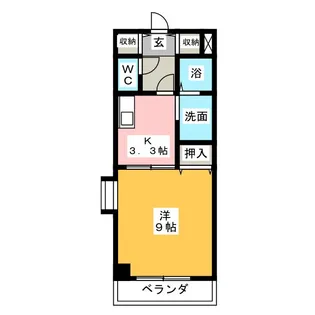 エスポワール猿投【3階】の間取り