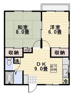 SAKURAYAMA VILLA【1階】の間取り