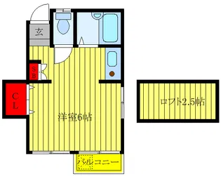 セレサコート【2階】の間取り