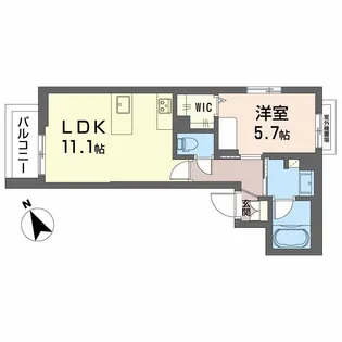 GM.E【4階】の間取り