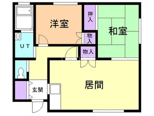 ライフインロメリアC【1階】の間取り