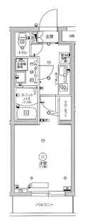 スカイコートパレス駒沢大学II【4階】の間取り