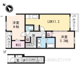 ブライトンコート【2階】の間取り