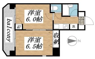 メゾン・ド・エグレット【6階】の間取り