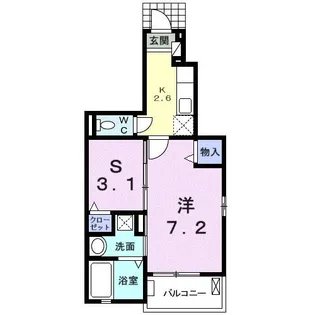 テラスノアイースト【1階】の間取り