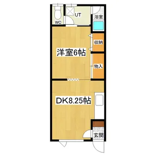 メゾン・ドゥ・クマザキI【1階】の間取り