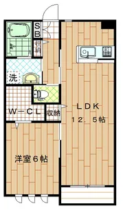 オランジュリー【2階】の間取り