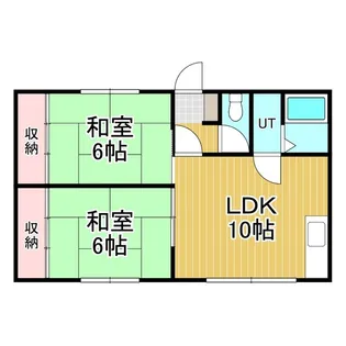 オリンピアときわ【1階】の間取り