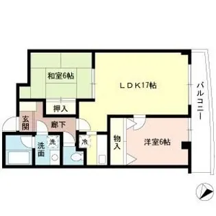 サンシティ・ヴァンヴェール【5階】の間取り