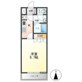 グレイス・ワン【1階】の間取り