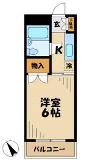 クロノス多摩センター【3階】の間取り