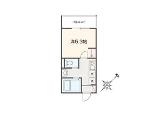 MELLAS南太田【2階】の間取り