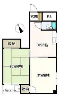 ジュネパレス足立II【4階】の間取り
