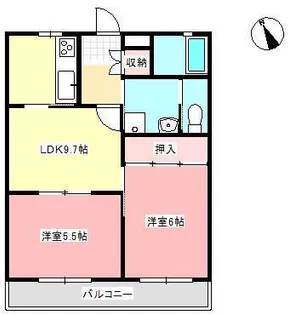グレースヒルズ【2階】の間取り