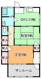 ハイム峰【2階】の間取り