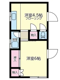 山本ハイツ【2階】の間取り