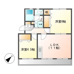町田コープタウン8号棟(2029年12月末までの定借)【3階】の間取り