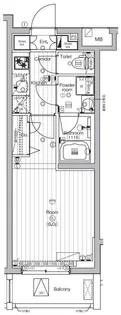 プレミアムキューブ下北沢【3階】の間取り