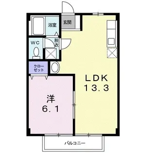 グランソレイユ【2階】の間取り