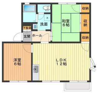 グリーンフレグランス【2階】の間取り